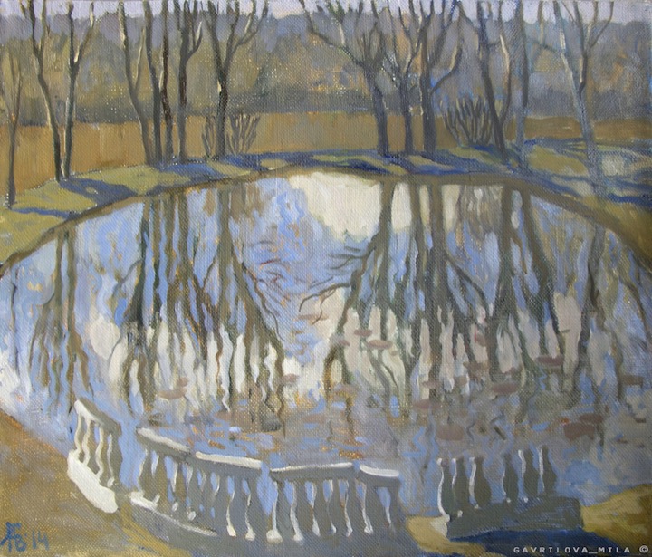 Mila Gavrilova - Old pond, 2014